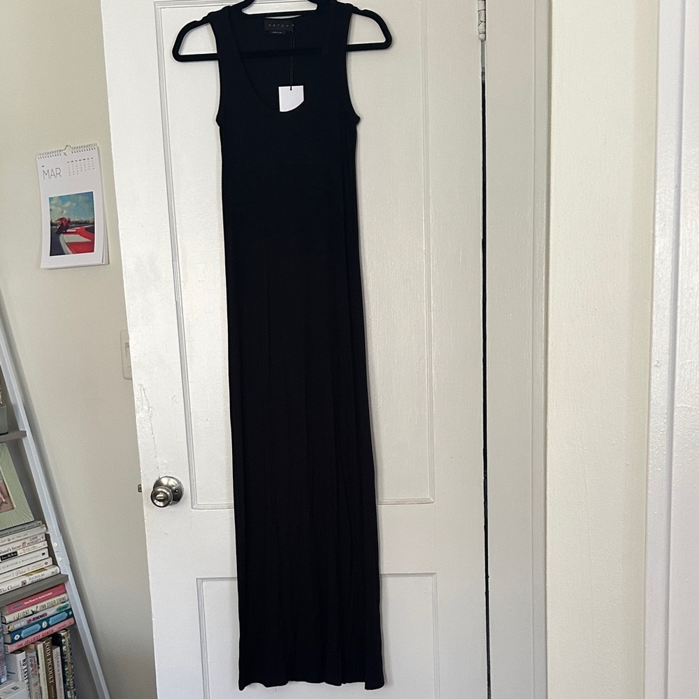 Hatch Elegant Black Maxi Dress